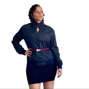 💯 AUTH GUCCI WEB WINDBREAKER PARKA JACKET S M L